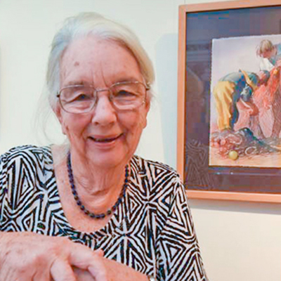 1955_Jocelyn Maughan_in 2018_Sydney Art Space_400x400